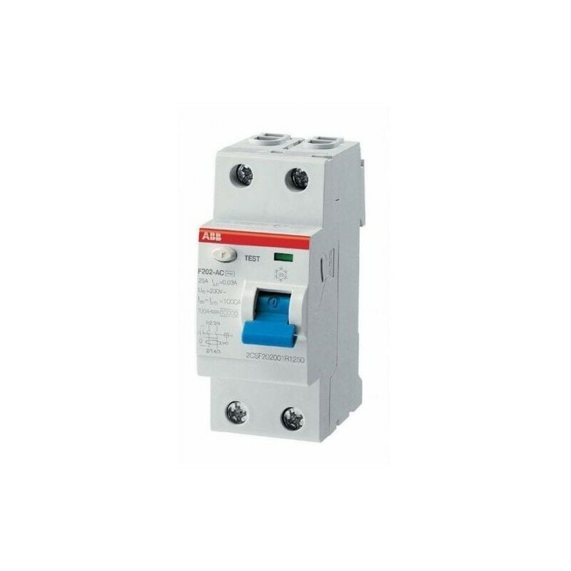 

ABB - Residual Current Devices Pura F202 AC-25/0,3 2P 25A 100mA (F427803)
