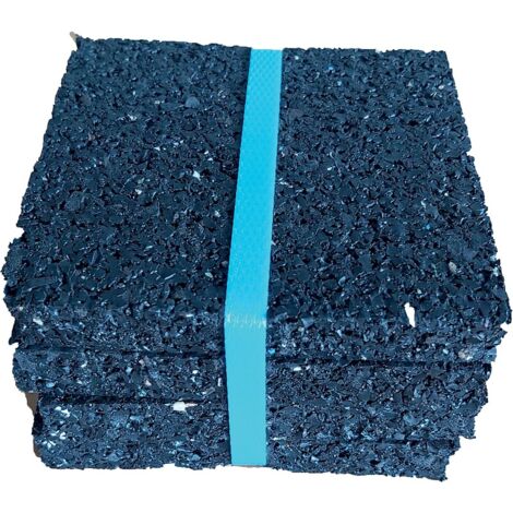 RÉSILIANT® acoustique antivibratoire particules de caoutchouc vulcanisées 100x100mm épaisseur 10mm lot de 4 plaques - WATTELEZ