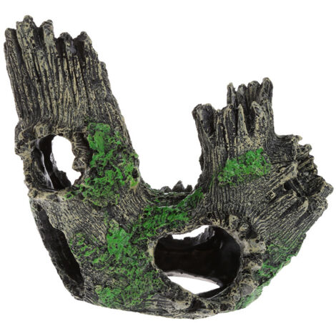 Resin for Fish Tank Decoration, Resin Sinking Wood Aquarium Cave Aquarium Decoration Artificial Cave