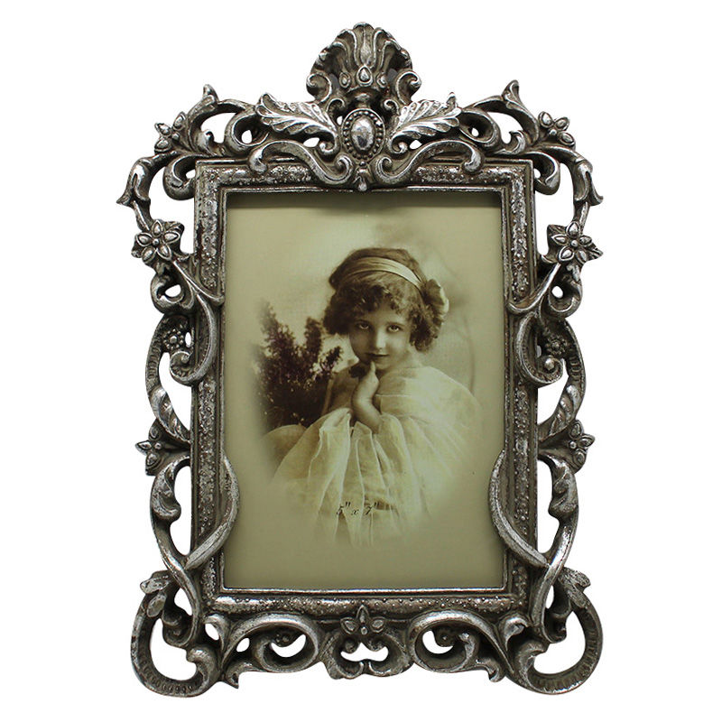 Set of 2 vintage picture frames 23x17 cm Table Photo Frame antique finish Vintage frame