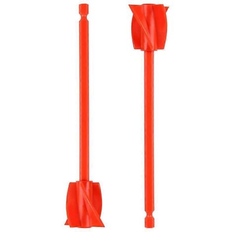 Resin Mixer Paddles, Epoxy Mixer Attachment for Drill, Reusable(2Pcs)--