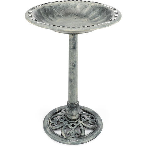 Resin Rustic Bird Bath