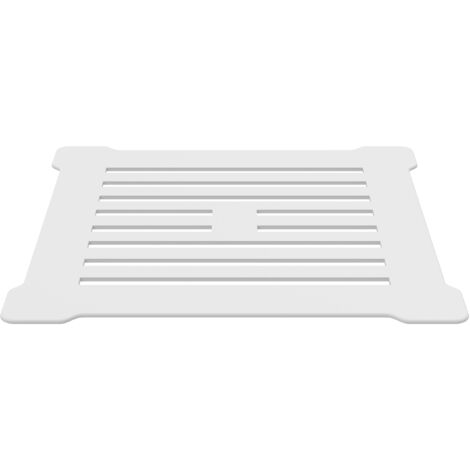 Resin Slimline Shower Tray Grill Waste - White