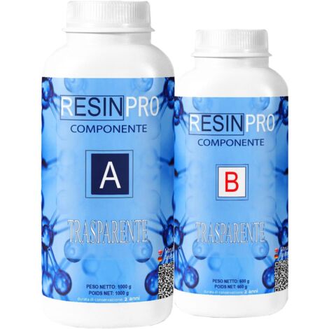 RESINA EPOSSIDICA ULTRA TRASPARENTE / MULTIUSO 320 GR – Effetto acqua cristallina, per creazioni artistiche, gioielli, oggetti decorativi, rivestimenti e modellazioni – assistenza tecnica in italiano