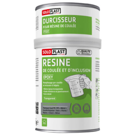 Resina epoxi de colada e incrustación SOLOPLAST 500 + 250g