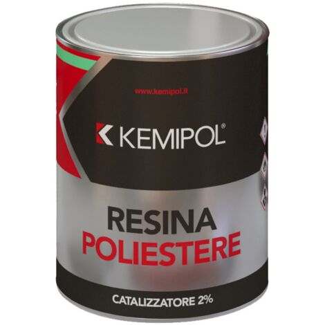 RESINA POLIESTERE CON CATALIZZATORE ML.750. Prezzo per 1 pezzo.