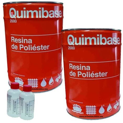 RESINA POLIÉSTER WAGA 1 LT + CAT 25 ML