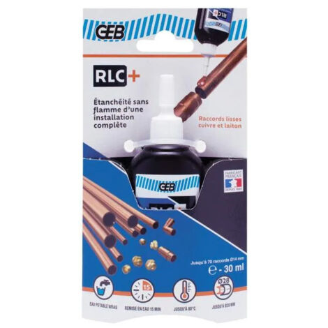 Raccordement sans soudure RLC+ flacon 30ml - GEB - 814655