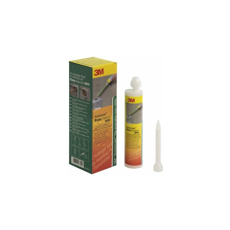 Résine d'enrobage flexible et composés d'encapsulation Ambre, Transparent 250 ml Scotchcast 8882 ( Prix pour 1 )
