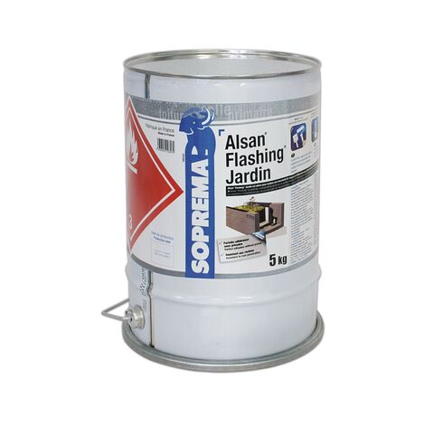 Résine d'étanchéité ALSAN FLASHING JARDIN - seau de 15 Kg- SOPREMA