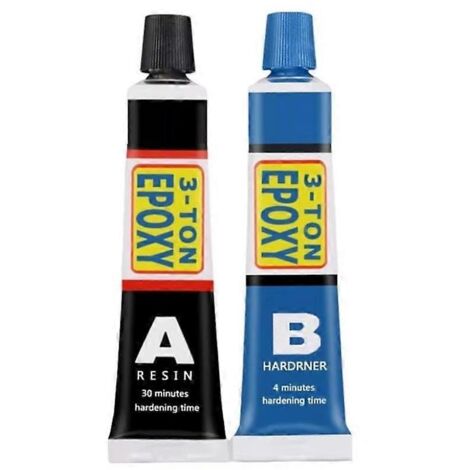 Résine époxy à prise rapide, mastic époxy pour bois, séchage lent (comme illustré).