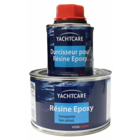 Résine epoxy BK Yachtcare 250 gr – Fluide et transparente – Durcisseur inclus – Bonne résistance chimique
