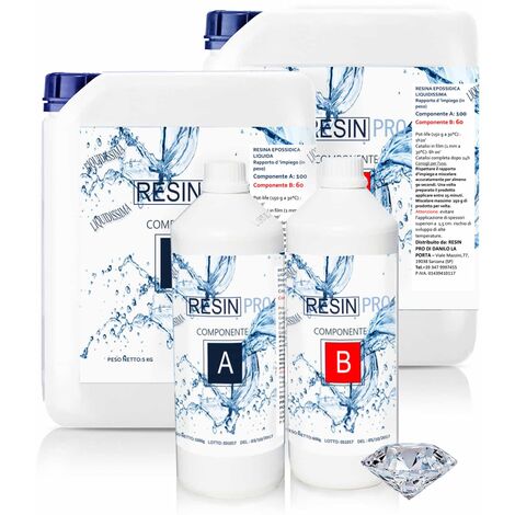 Résine époxy très liquide 320g – Ultra transparente pour créations détaillées – Faible viscosité et longue maniabilité – Idéale pour bijoux – Resin Pro