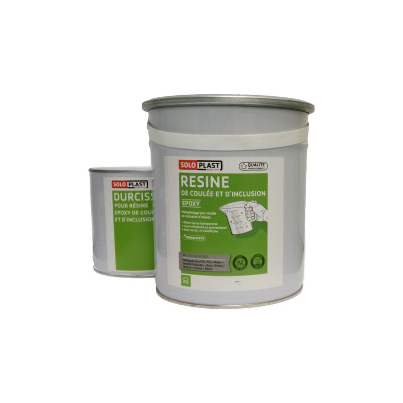 Soloplast - Résine epoxy type R123 5 kg - Transparent