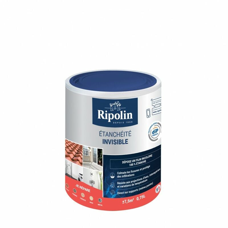 Revêtement d'étanchéité Multiusage incolore 0,75 l - Ripolin