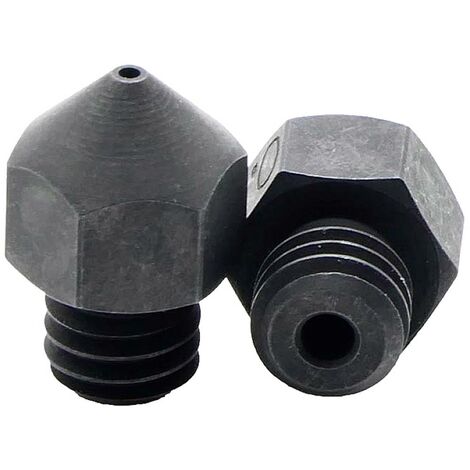 Résine FabConstruct Nozzle 0.4mm Creality série CR-10, MakerBot Replicator 2, série CraftBot Hardened Steel Nozzle MK8
