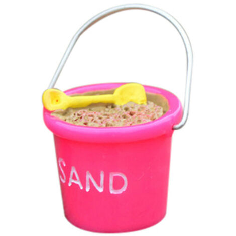Résine Miniature Seau De Plage DIY Artisanat Accessoire Maison Jardin Décoration