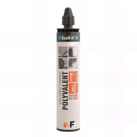 Scell-It – Cartouche de scellement chimique 300ml – Résine polyester pour béton et maçonnerie – Température -40°C à +40°C – F300G