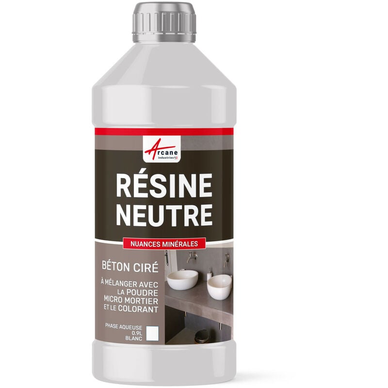 Arcane Industries - Résine neutre pour béton ciré resine neutre pour beton cire - 0.9 l
