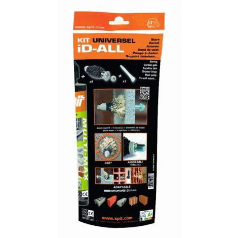 résine polyester - spit id-all - universel - 8 scellements