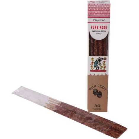 Resine rituali dorate su bastoncini - Rosa
