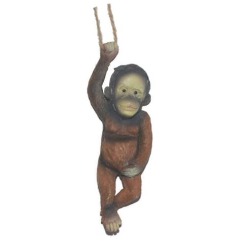 Résine Singe Décoration Murale Jardin Clôture Extérieur Art Mural Cadeau Jungle-A