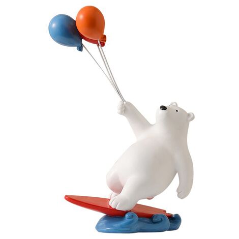 XINGFU-Ornement de figurine d'ours polaires de Noël artisanat peint en  résine sur le bureau du salon et de la chambre cadeaux de No - Cdiscount  Maison