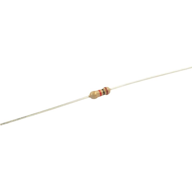 Résistance à couche carbone Yageo CFR25J220RH 220 ω sortie axiale 0207 0.25 w 1 pc(s) W948021