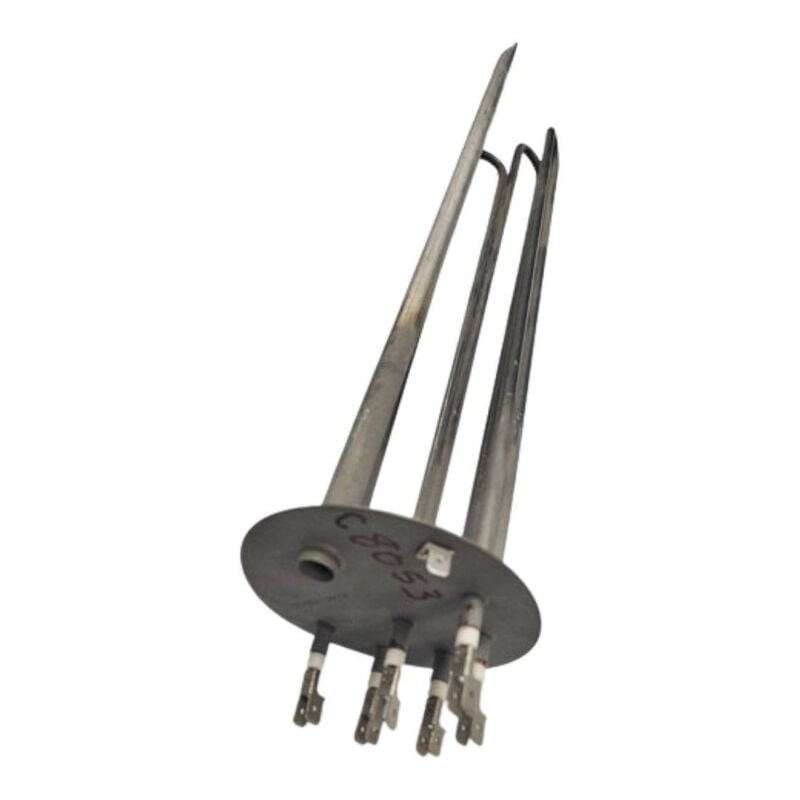 Résistance blindée 3000W triphasée bride diamètre 10cm, ATLANTIC.