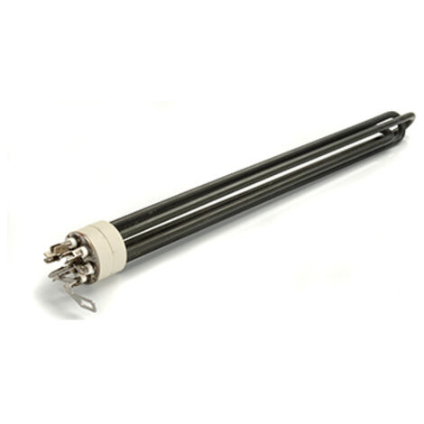 résistance blindée à sec type kreb, tous courants, ø: 45mm, puissance 2000w, l de canne: 460mm.