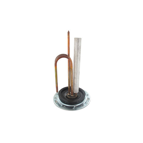 Résistance Blindée Avec Platine Anode Et Joint Type Kreb, Monophasé, Puissance 1800w. Adaptable Sur Fleck.