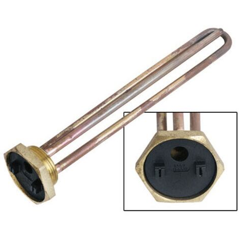 Résistance blindée pour chauffe-eau 1200W – Longueur 290mm – Profondeur d'immersion 290mm – Compatible avec bouilloires