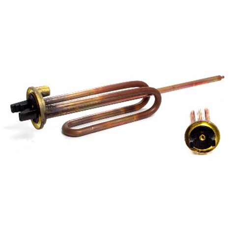 Résistance chauffe-eau électrique 1200W – Tension 220V – Dimensions 155+120mm – Compatible avec chauffe-eaux Ariston, Fleck, Lemercier