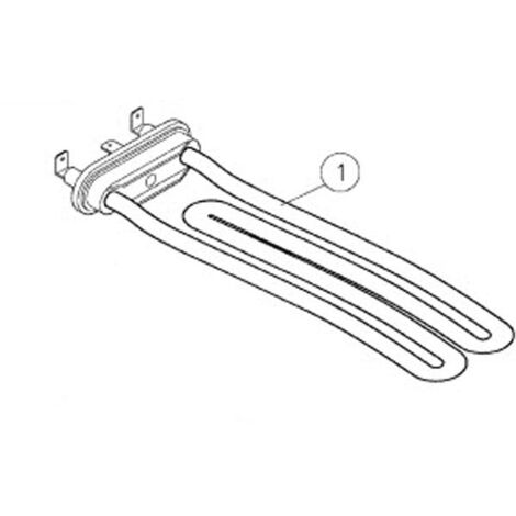 RESISTANCE COURBEE 3000W POUR LAVE LINGE IPSO - 2090056210