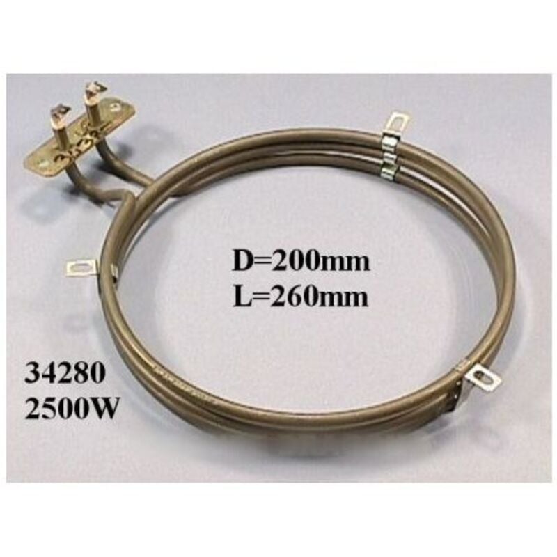 Resistance de four circulaire 2500W pour four Rosieres
