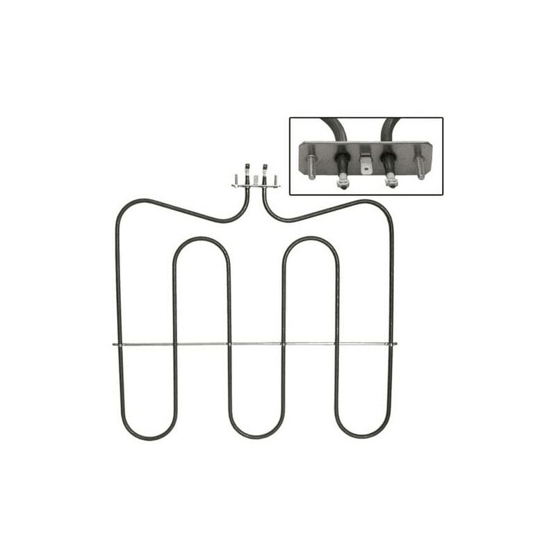 Smeg - resistance de sole 1190 w 370 x 402 m/m pour four ...