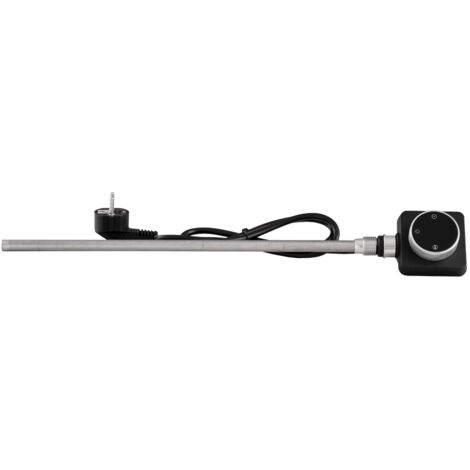 Résistance Électrique pour Radiateur de Salle de Bain Granitan Spin 400W Noir 1 pièce