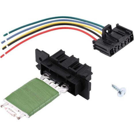 Résistance Moteur Ventilateur Chauffage avec Connecteur Câblage pour Fiat Grande Punto Qubo