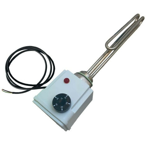 Résistance pour chauffe-eau électrique 2 kW – Tension 230 V – Raccord 1'1/2 – Excellente résistance à la corrosion