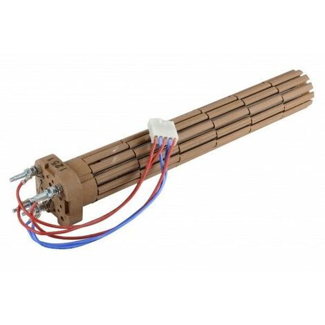 Résistance stéatite 2400W Ø47 tri cablée tête carrée - Résistance stéatite 2400W Ø47 tri cablé tête carrée