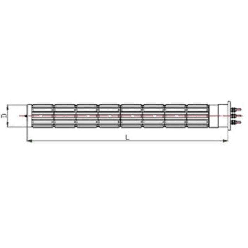 Brandt - resistance steatite 3000 w dia 47 lg 440 pour chauffe eau 98X0018
