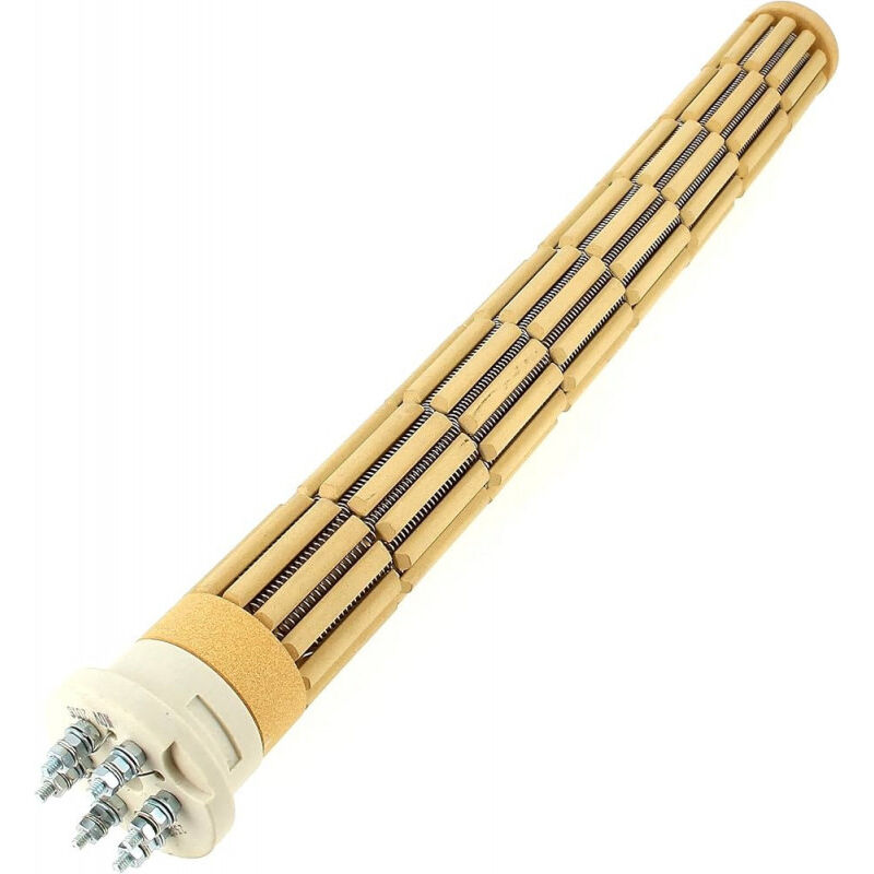 Résistance stéatite 3000W mono/tri diamètre 52mm, 445mm ariston/chaffoteaux.