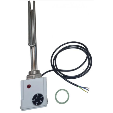 Résistance thermoplongeur 3000 W – Tension 230 V – Longueur 320 mm – Inox 316L pour haute résistance à la corrosion – Cotherm
