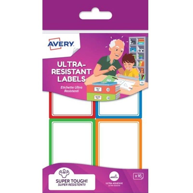 Avery Resistant Labels 44x64 White PK16
