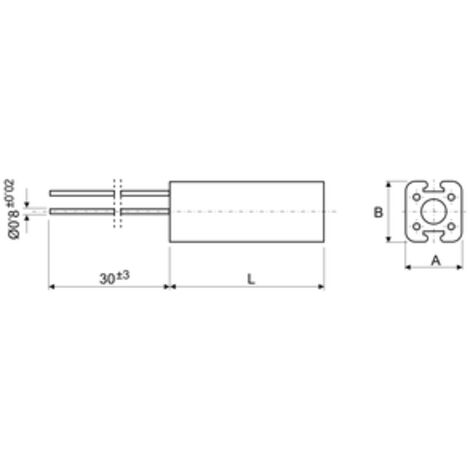 Resistencia bobinada para montaje vertical BCV15/2700 8430552039777