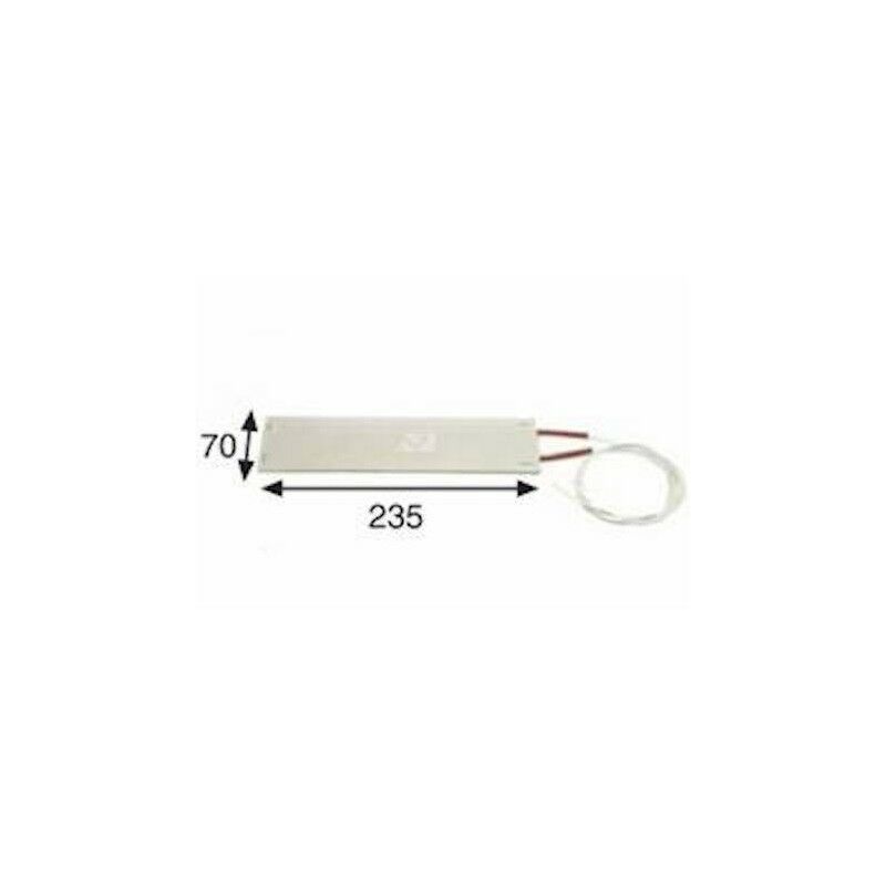 

Resistencia Calienta Tapas Mika 235X70 850w 230v