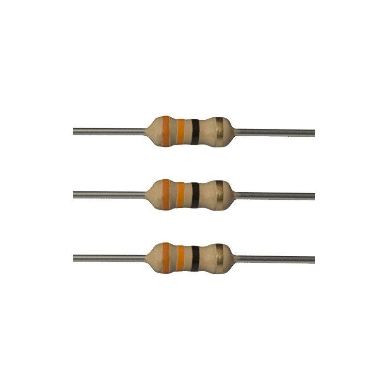 

Resistencia Carbon 33R 1/2W Axial Medidas 3,2x9mm