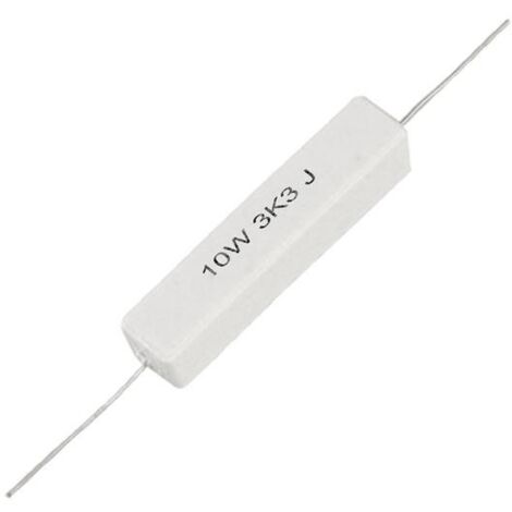 Resistenza all'avvolgimento 3k3 10w 5% assiale orizzontale 3.3k 3k310wh