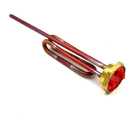 RESISTENZA CURVA CON TAPPO ESAGONALE                                   W 1200 - L. 275 mm 220-240V