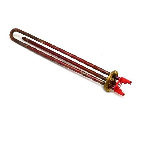 RESISTENZA DIRITTA CON FLANGIA CIRCOLARE  D. 48                        W 1500 - L. 285 mm 230V